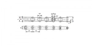 Hohlbolzenkette_Doppelte Teilung_Double Pitch Hollow Pin Chain_EngMec_skizze